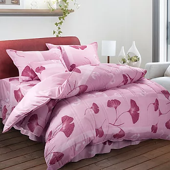 【和風-粉】台灣精製加大六件式床罩組