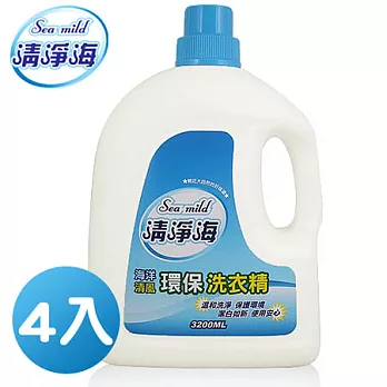 《清淨海》環保洗衣精-海洋清風3200ml(4入/箱)
