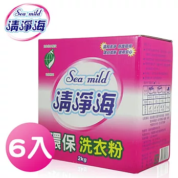 《清淨海》環保洗衣粉2kg(6入/箱)