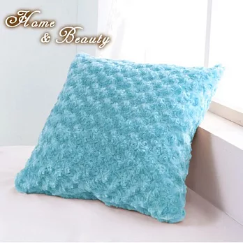 【HomeBeauty】日系立體可拆洗玫瑰絨抱枕沁藍海洋
