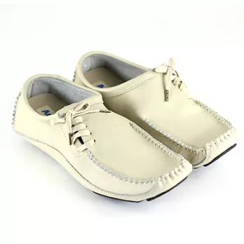 ◤Green Phoenix◥英國品牌Admiral全真皮手縫時尚豆豆鞋 28米色