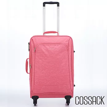【Cossack】EFFECT 印象系列 - 25吋可放大行李箱(玫紅色)玫粉