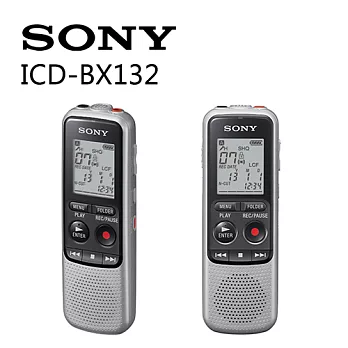SONY ICD-BX132 新力 2GB 大螢幕錄音筆【公司貨】.