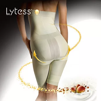 【Lytess法國原裝】 調整型 輕薄涼 美臀束腹高腰塑身束褲M黑色