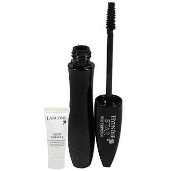 LANCOME蘭蔻 超性感放電睫毛膏防水版(6.5g)送保濕粉底液(5ml)