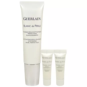 GUERLAIN嬌蘭 珍珠極光綻白導入滾棒面膜(60ml)送珍珠極光恆白精華(3ml*2)-2014/10