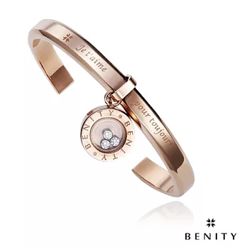 【BENITY】幸福‧協奏女手環-玫瑰金款#61