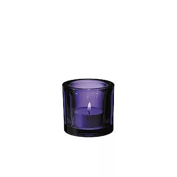 北歐芬蘭 iittala Kivi 玻璃石燭臺 紫丁香色 60mm