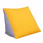 【伊斯格爾ISGOR】美人心機三角懶骨頭/舒壓美腿/抬腿枕/腳墊/美腹/靠枕黃