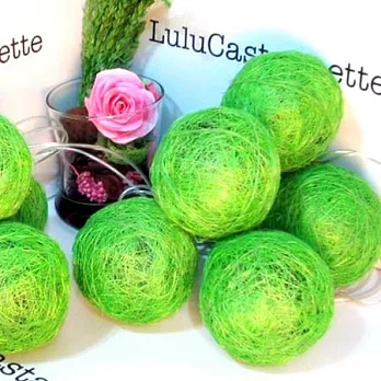 【Air】青草綠藤絲造型小球燈綠色