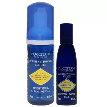 歐舒丹 活膚煥白潔面慕絲(50ml)+活膚精華露(30ml)-2013.12