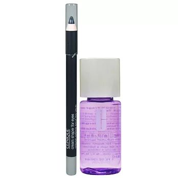CLINIQUE倩碧 魅力眼線筆(1.1g)+紫晶唇眸淨妝露(30ml)-2013.09