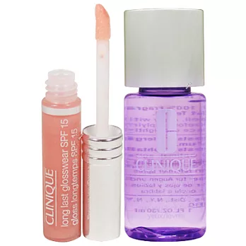 倩碧 沁甜光恆久水唇蜜SPF15(2.4g)#10-2014.01+紫晶唇眸淨妝露(30ml)-2013.09