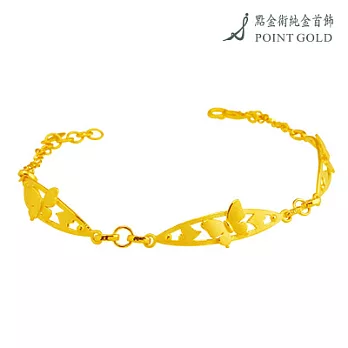 點金術金飾 ♥珍藏♥ 黃金手鍊