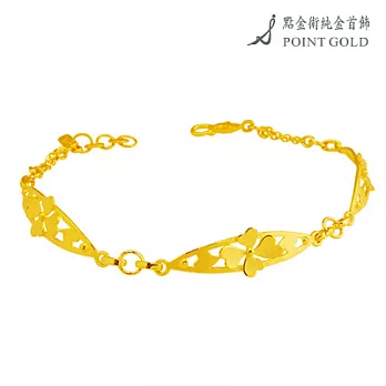 點金術金飾 ♥承諾♥ 黃金手鍊