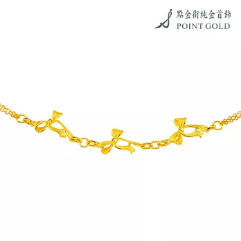 點金術金飾 ♥洋溢♥ 黃金手鍊