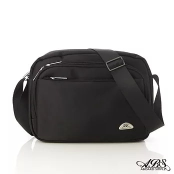 ABS愛貝斯 實用都會單品 商務橫式肩側背包 (典雅黑) 06-102A