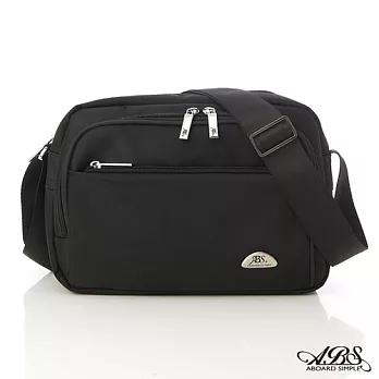 ABS愛貝斯 實用都會單品 小型商務橫式側背包 (典雅黑) 06-102B