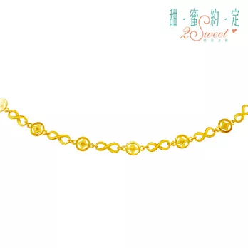 甜蜜約定金飾 ♥稱心如意♥ 黃金手鍊