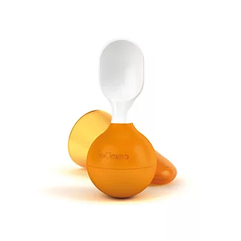 義大利mOmma寶寶不倒翁湯匙橘色