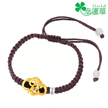 幸運草金飾 ♣慈暉♣ 金加銀手環