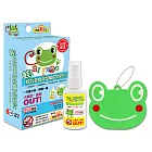 HiFrog 組合包-蛙!蚊剋星台製天然可重複長效型驅蚊防蚊片+精油驅蚊片濃縮補充液