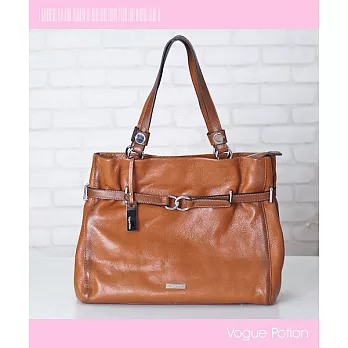 Vogue Potion復古風焦糖漸層雙色托特包
