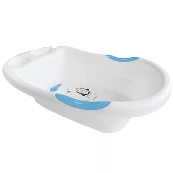 【貝比】歡樂企鵝幼兒浴盆/澡盆-藍色