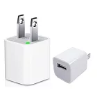 Apple USB介面 通用1A充電器 (高品質副廠配件/旅充/iPhone5/iPhone/HTC/SONY/SAMSUNG)白