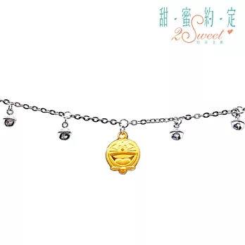 哆啦a夢Doraemon ♥鈴鐺哆啦♥ 金加鋼手鍊