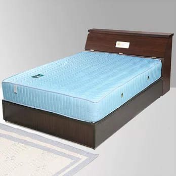 《Homelike》席歐3.5尺床組-單人-胡桃木紋