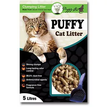 PUFFY天然松木貓砂(5L*4包入)