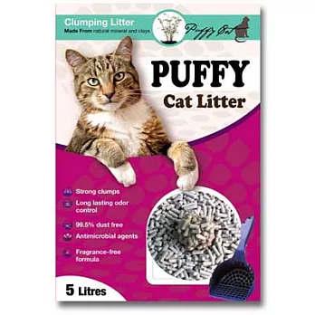 PUFFY條狀凝結貓砂(5L*4包入)