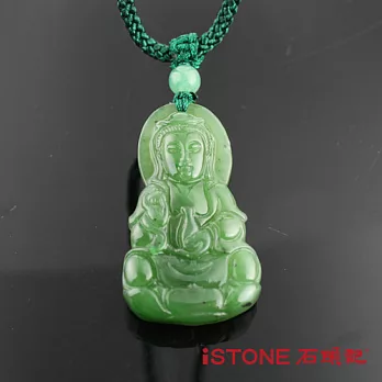 石頭記 護身佛碧玉觀音(中)項鍊碧玉
