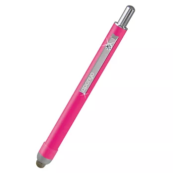 aponyo 夾式水晶款導電纖維觸控筆-165(薔薇紅)