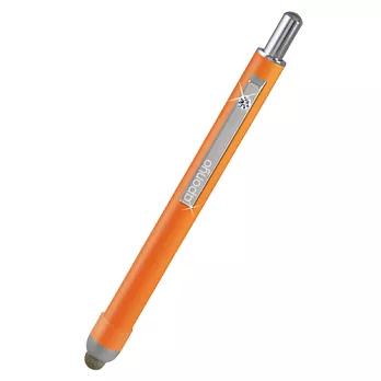 aponyo 夾式水晶款導電纖維觸控筆-165(典雅橘)