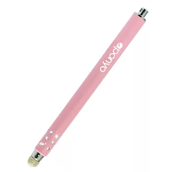 aponyo 吊孔式水晶款導電纖維觸控筆-162D(粉)