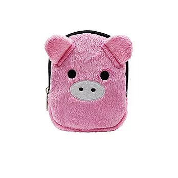 【超 萌 網 路 搶 手 貨】寵物自用背包 毛絨粉紅豬款/ S號