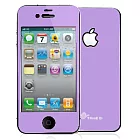 Take91 Supreme Color iPhone4/4S晶彩保護貼(粉蘭紫)