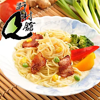 《野村館》 青蔬奶焗培根義大利麵 (400g/份,共4份)-B02