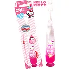 TWINKLERS-Hello Kitty系列-兒童專用牙刷閃燈萬花筒款(附吸盤)-加送棉花糖兒童牙膏一條