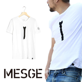 【MESGE】蕭青陽 骨氣 I I IDOL系列 男T-Shirt T恤 S白