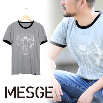 【MESGE】蕭青陽 反光体 I I IDOL系列 男T-Shirt T恤 S灰