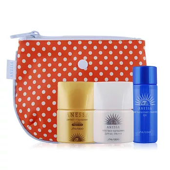 SHISEIDO 資生堂 安耐曬臉部安心防曬三件組