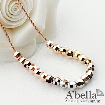 【A’bella 菈蓓索系列】堅守承諾 項鍊玫瑰金