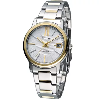 CITIZEN Eco-Drive 光電時尚石英錶 FE6014-59A