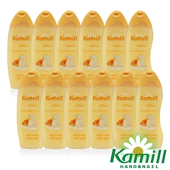 【德國卡蜜兒Kamill】蜂蜜牛奶香氛沐浴膠250ml(12瓶組)