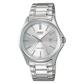 CASIO 盛夏音樂會時尚個性優質腕錶-銀-MTP-1183A-7A