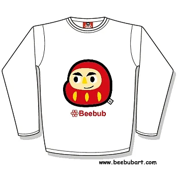 【Beebub】阿和-不倒翁-長袖平口XS白色
