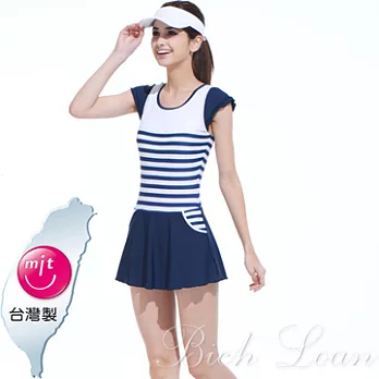 Punta Bella水水連身裙泳裝加贈白人沐浴露或洗髮露1300103M印花